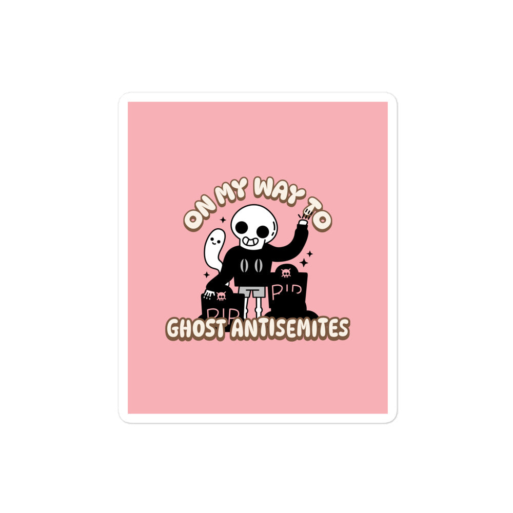 Ghost Antisemites | Kiss Cut Sticker Jouparty