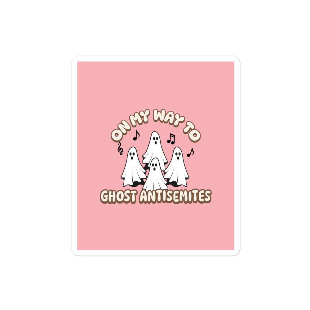 Ghost Antisemites | Kiss Cut Sticker Jouparty