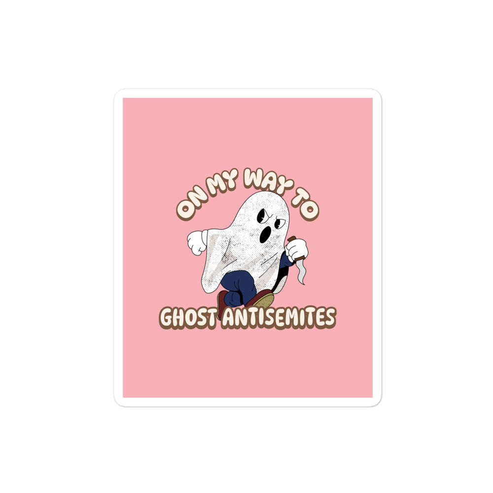 Ghost Antisemites | Kiss Cut Sticker Jouparty