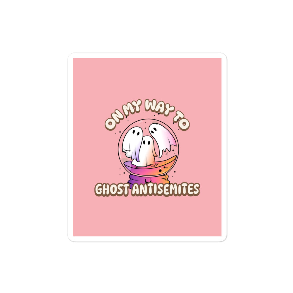 Ghost Antisemites | Kiss Cut Sticker Jouparty