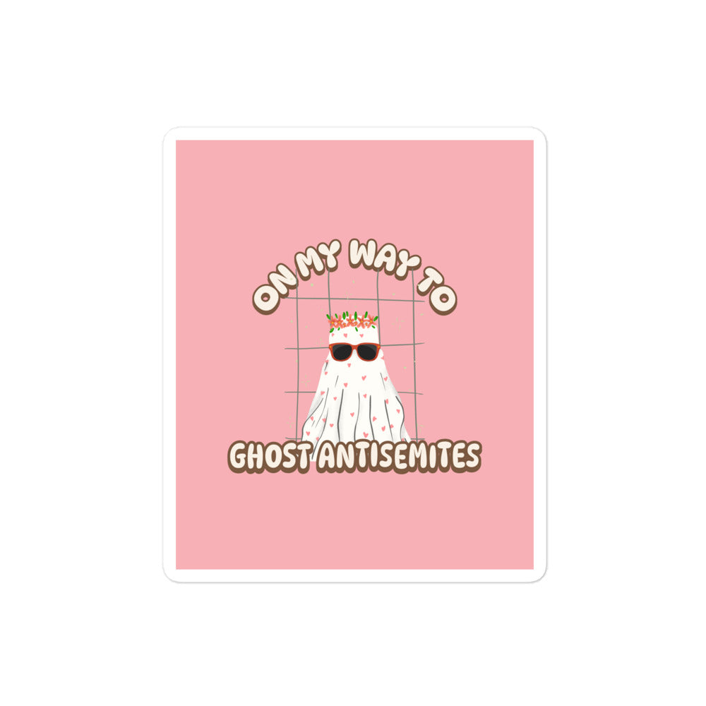 Ghost Antisemites | Kiss Cut Sticker Jouparty