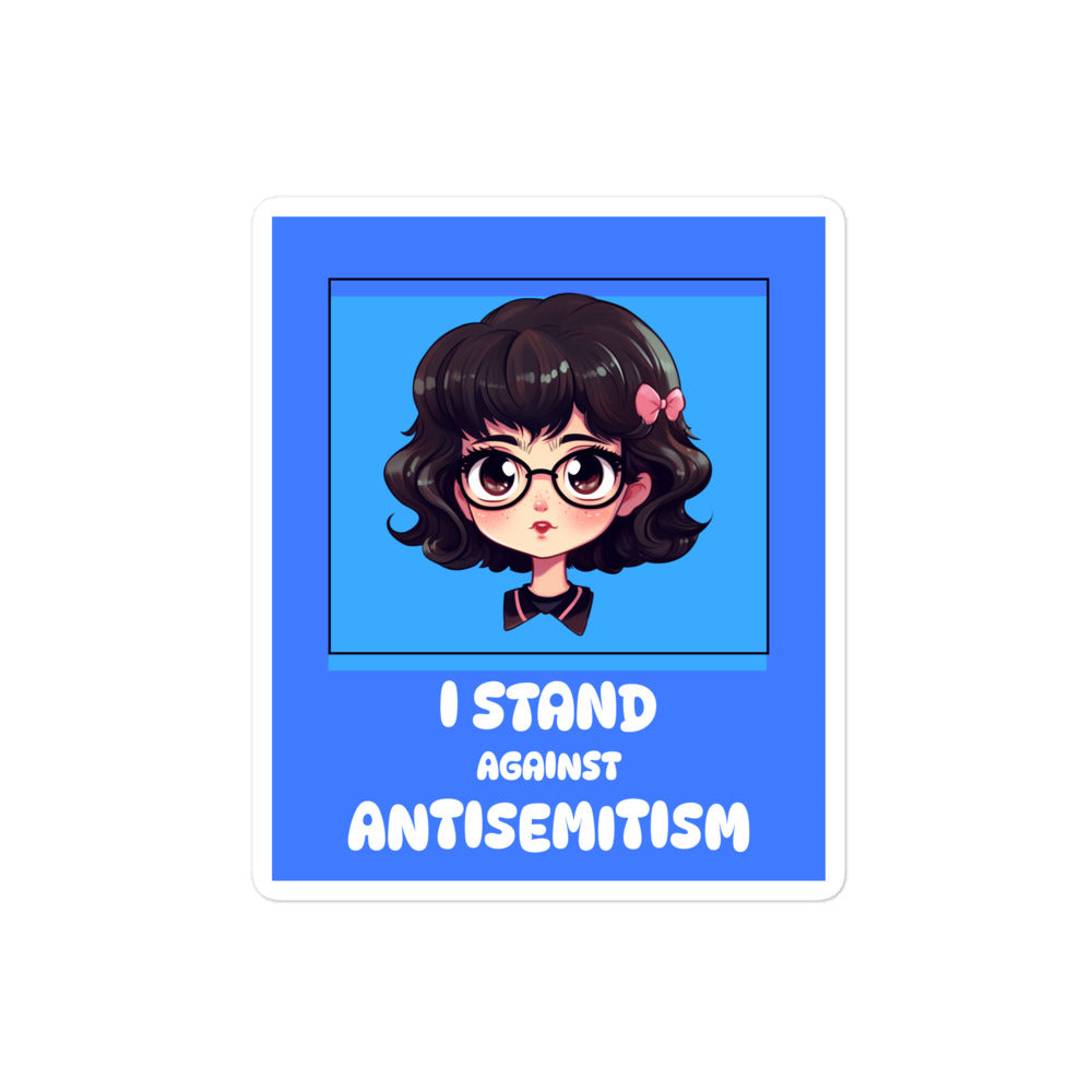 I Stand Against Antisemitism | Kiss Cut Sticker Jouparty