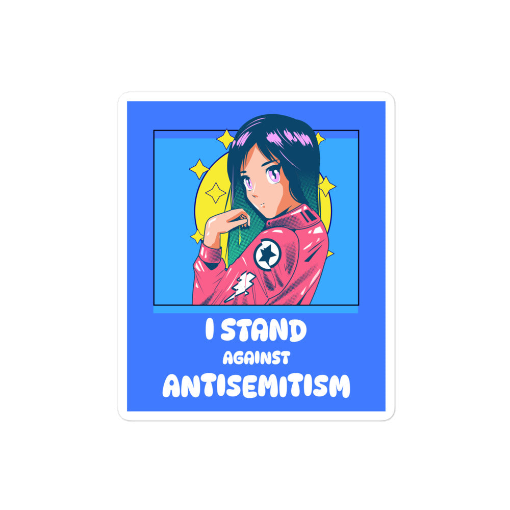 I Stand Against Antisemitism | Kiss Cut Sticker Jouparty