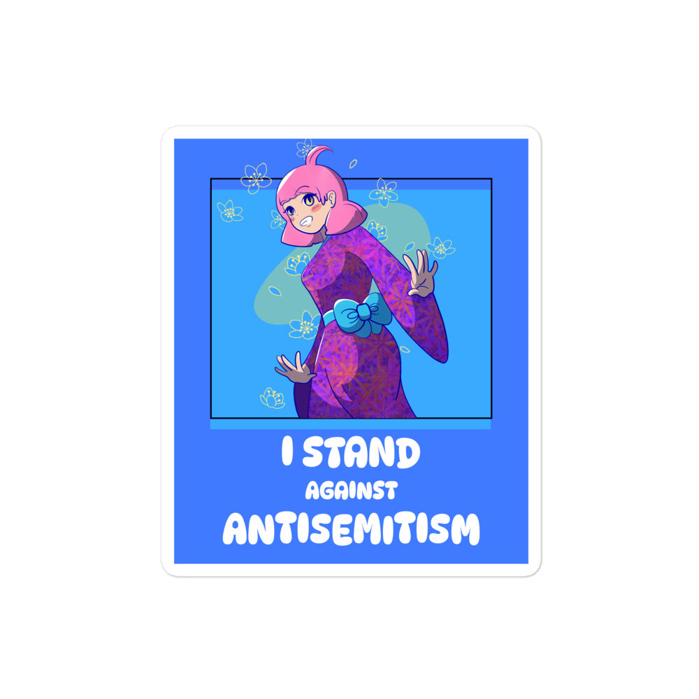 I Stand Against Antisemitism | Kiss Cut Sticker Jouparty