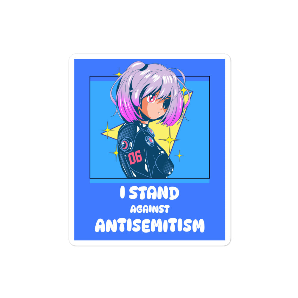 I Stand Against Antisemitism | Kiss Cut Sticker Jouparty