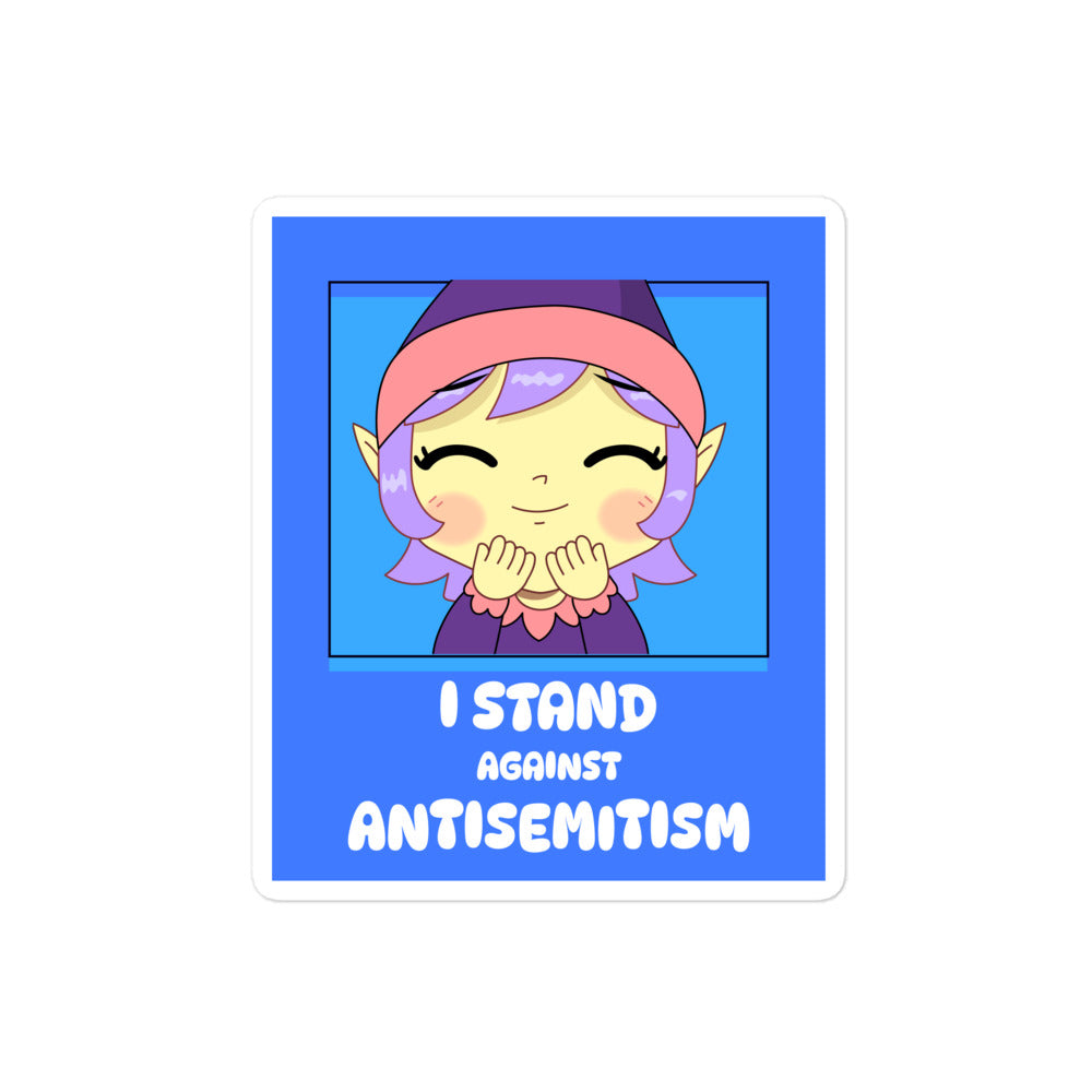 I Stand Against Antisemitism | Kiss Cut Sticker Jouparty
