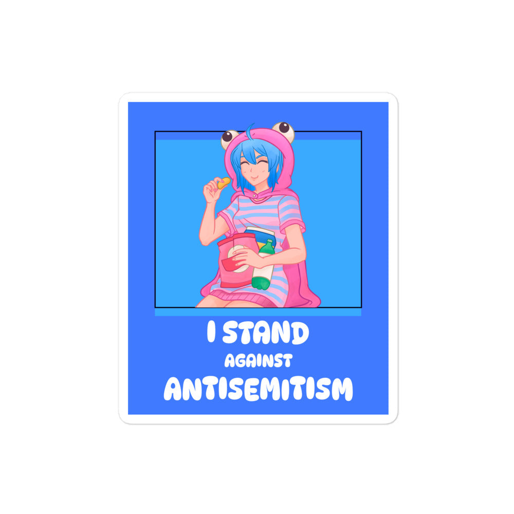 I Stand Against Antisemitism | Kiss Cut Sticker Jouparty