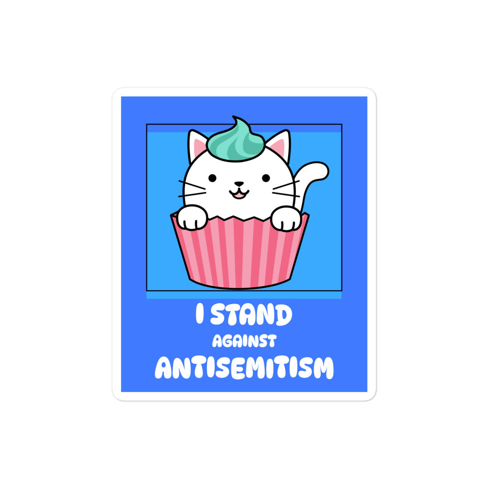 I Stand Against Antisemitism | Kiss Cut Sticker Jouparty