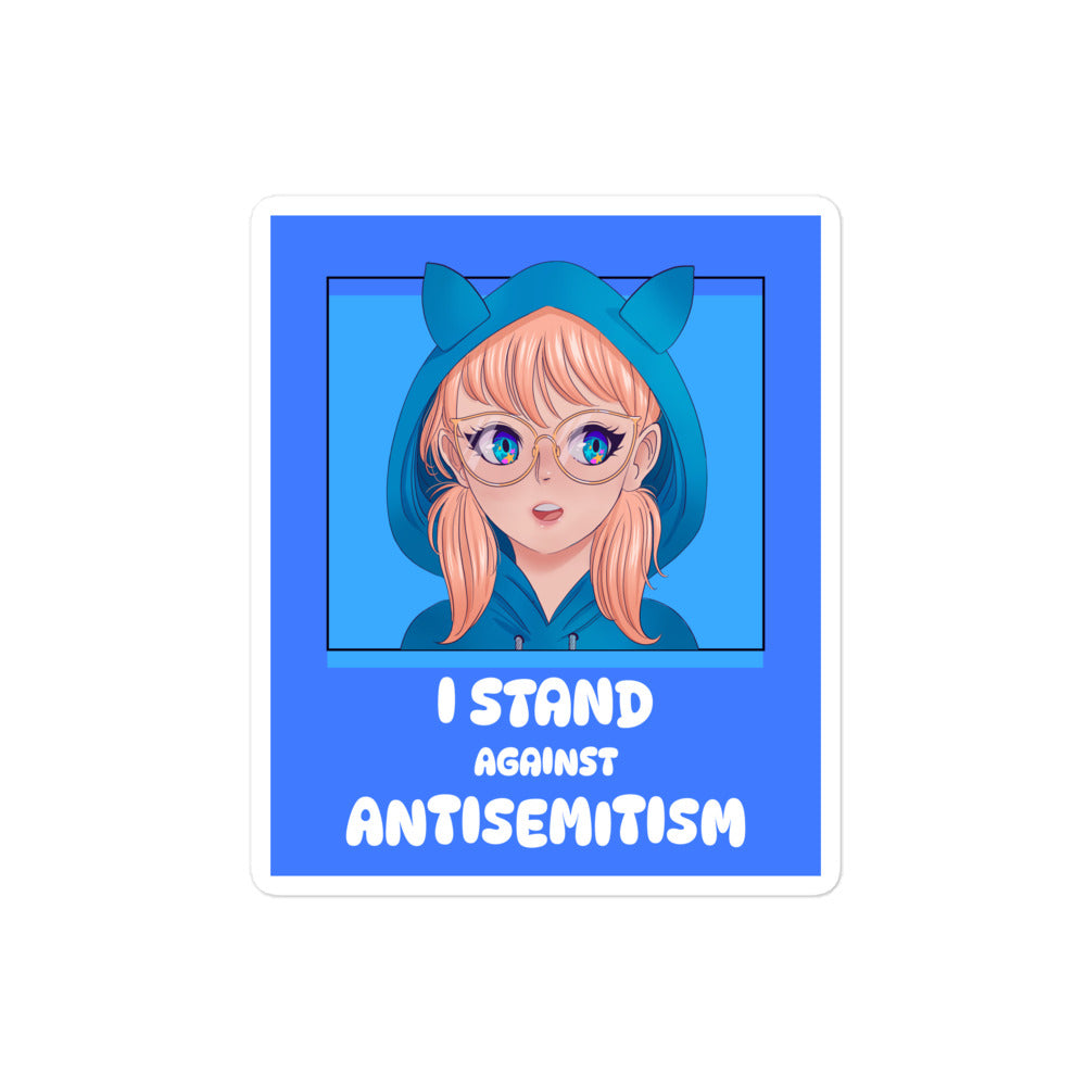 I Stand Against Antisemitism | Kiss Cut Sticker