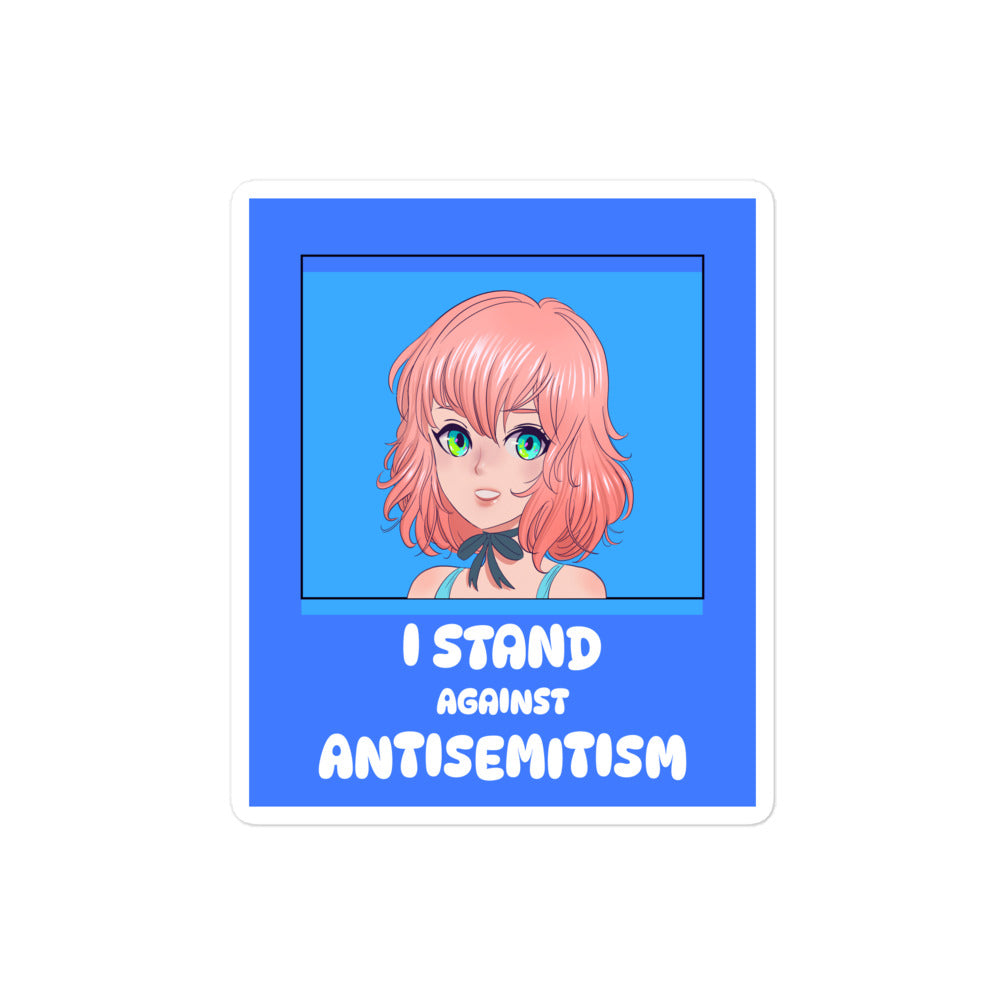 I Stand Against Antisemitism | Kiss Cut Sticker Jouparty