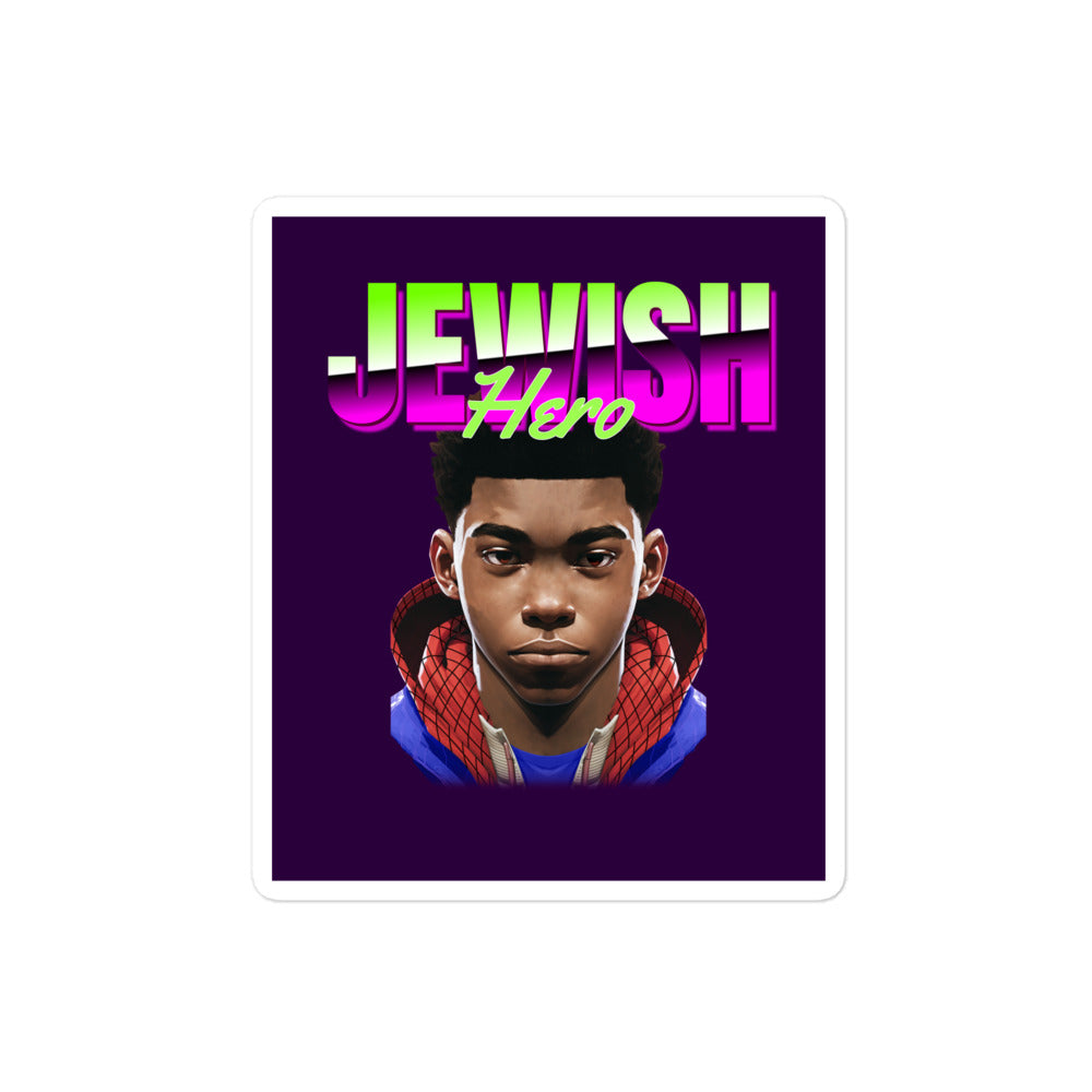 Jewish Hero | Kiss Cut Sticker Jouparty