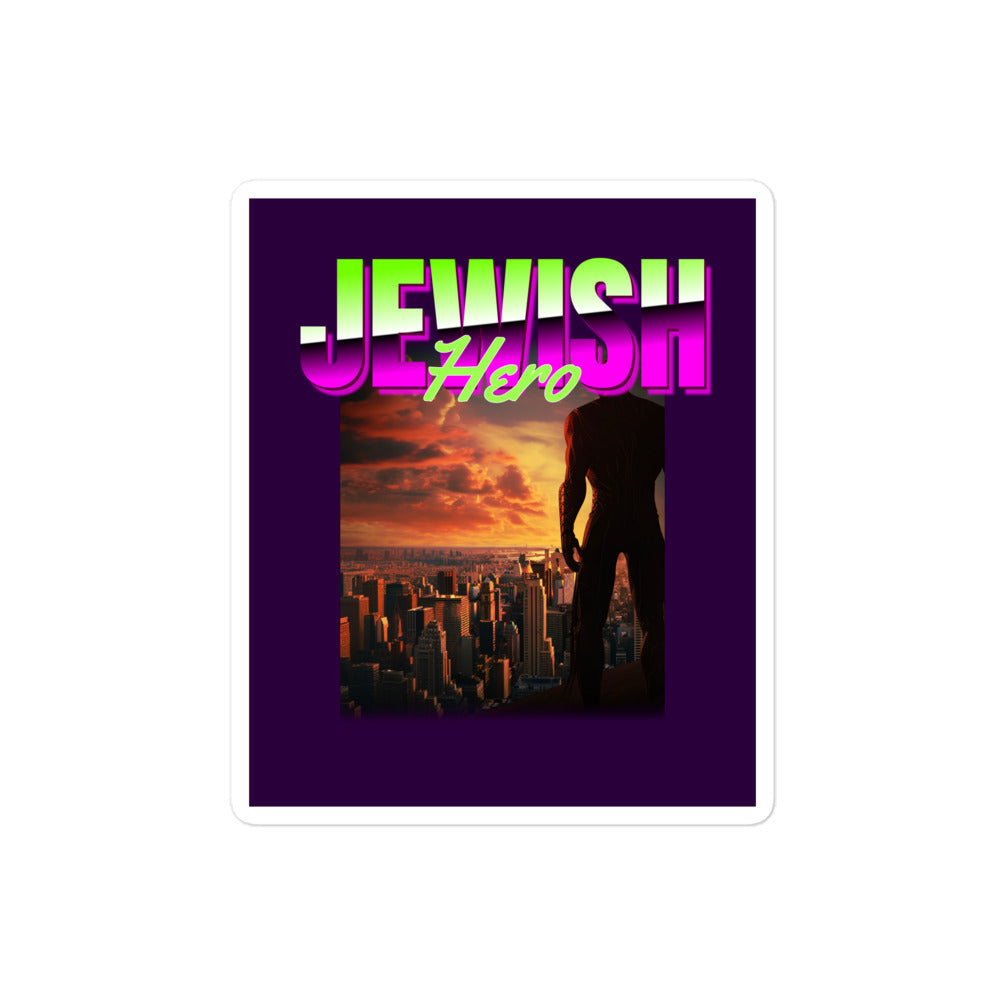 Jewish Hero | Kiss Cut Sticker Jouparty