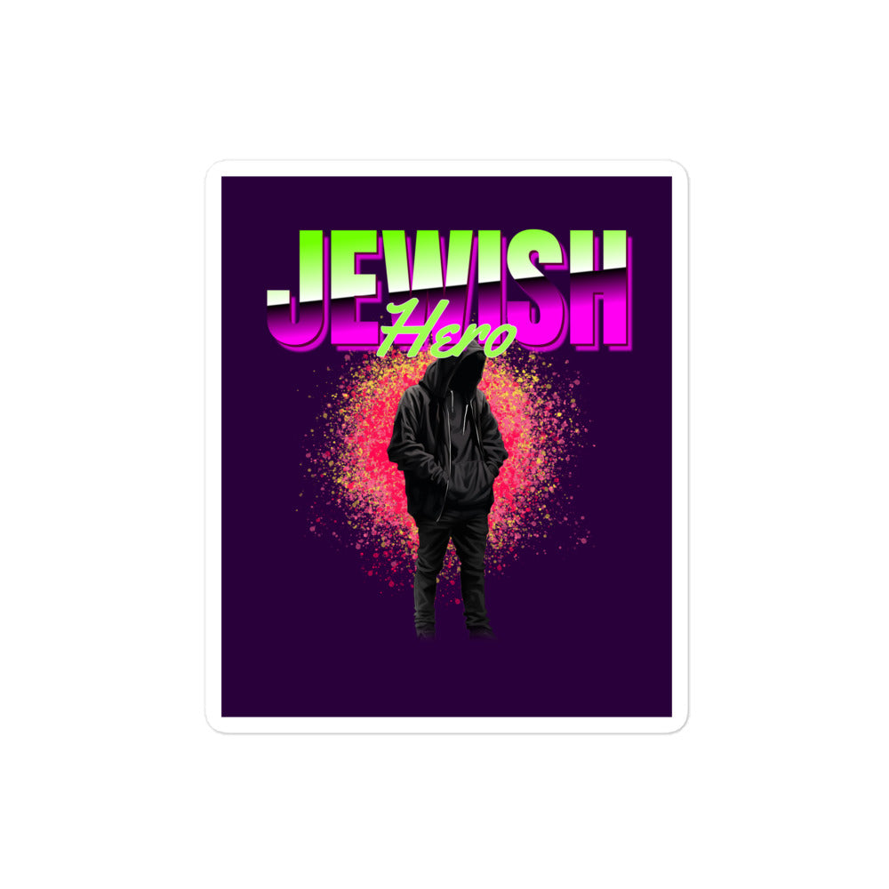 Jewish Hero | Kiss Cut Sticker Jouparty