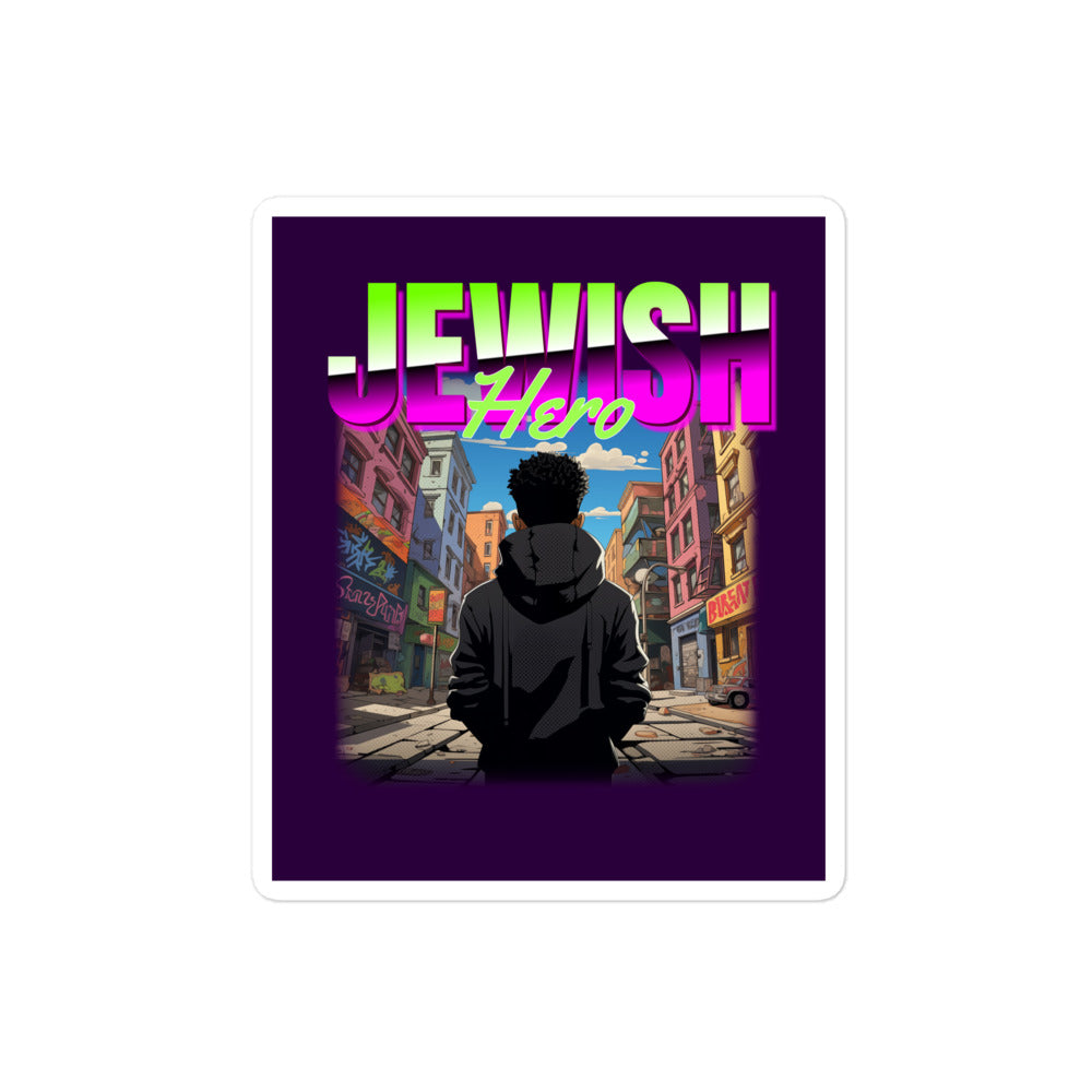Jewish Hero | Kiss Cut Sticker Jouparty