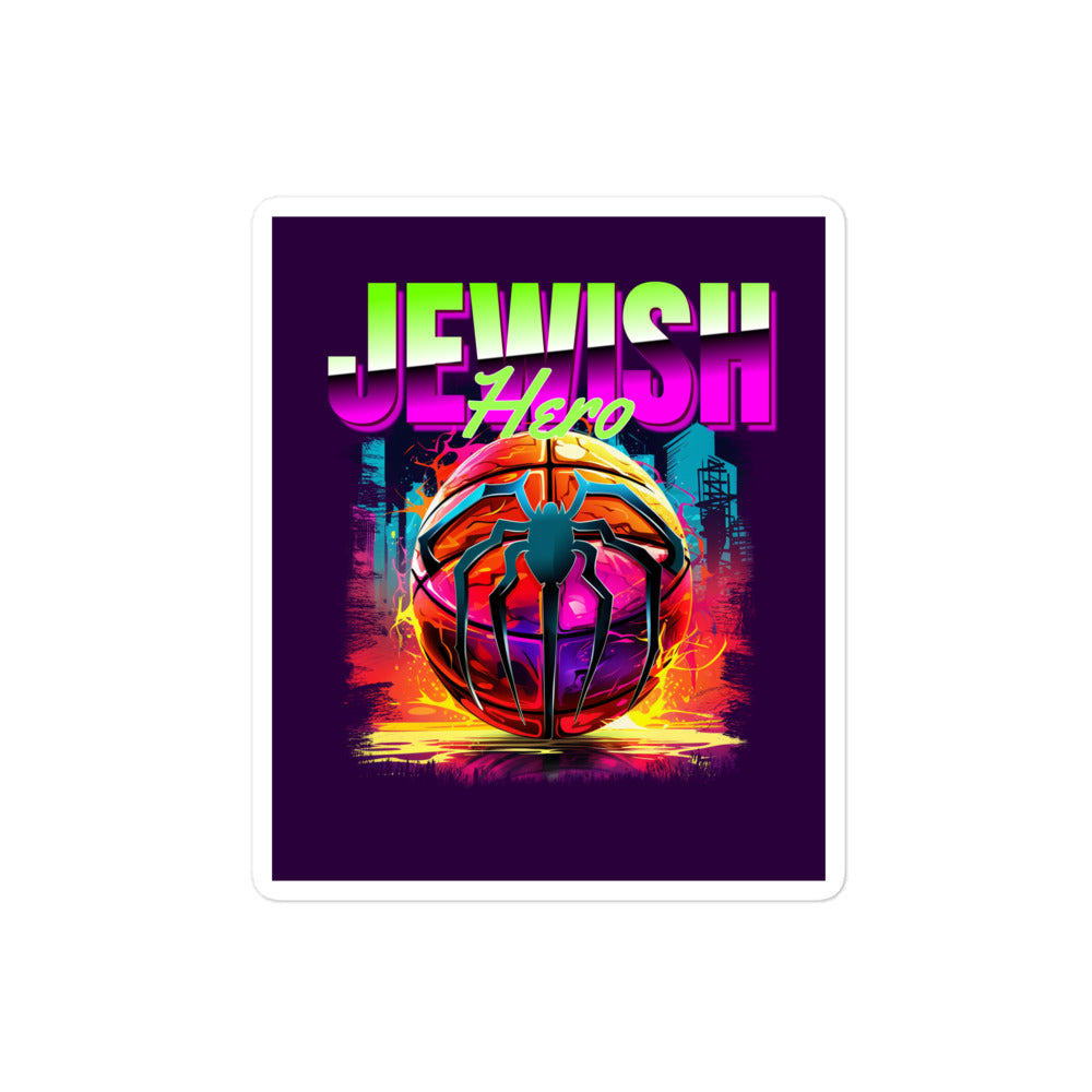 Jewish Hero | Kiss Cut Sticker Jouparty