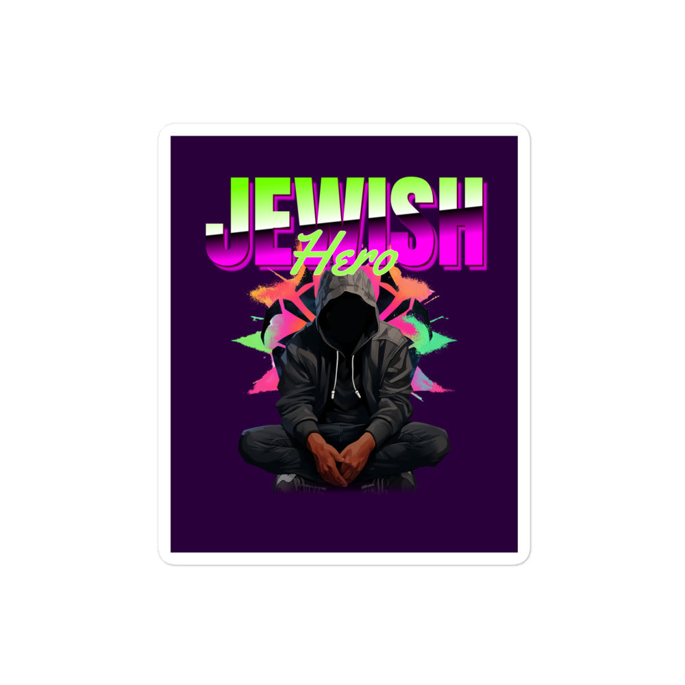 Jewish Hero | Kiss Cut Sticker Jouparty