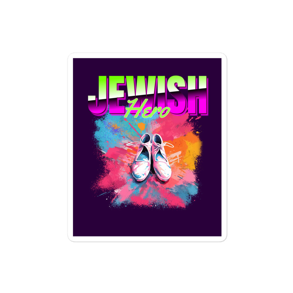 Jewish Hero | Kiss Cut Sticker Jouparty