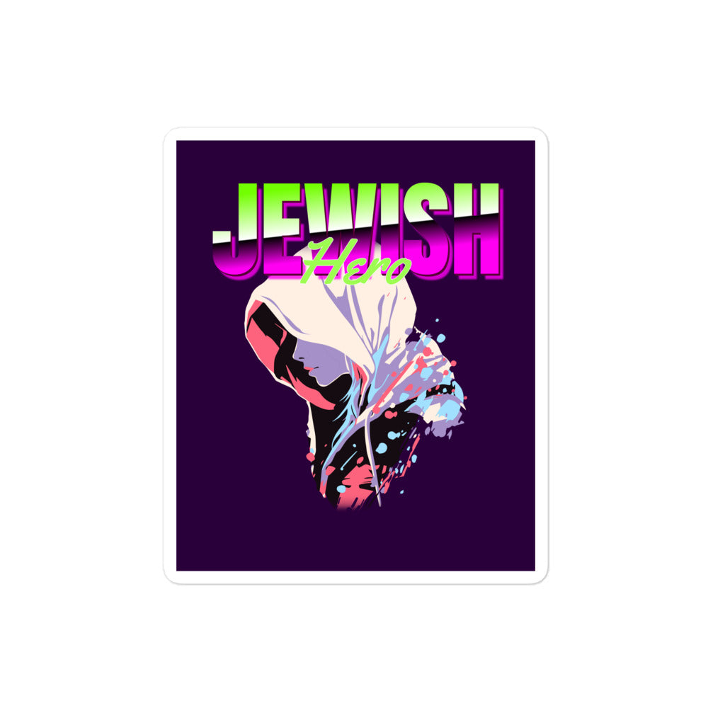 Jewish Hero | Kiss Cut Sticker Jouparty