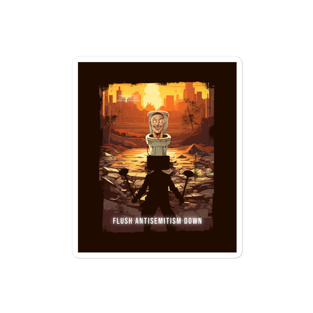 Horror Movie | Antisemitism | Kiss Cut Sticker Jouparty