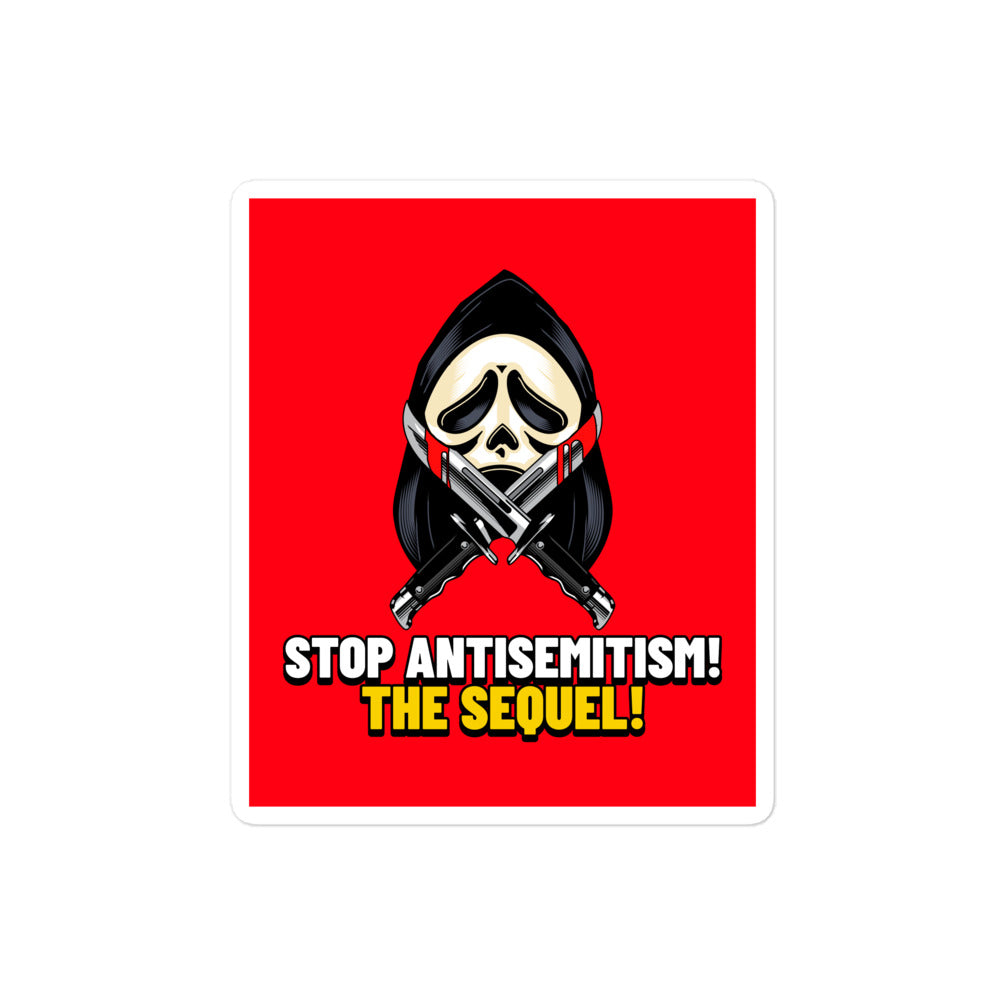 Horror Movie | Antisemitism | Kiss Cut Sticker Jouparty