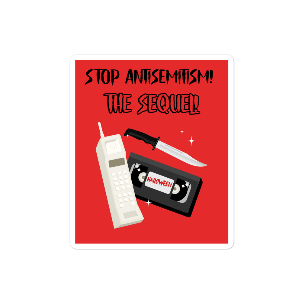 Horror Movie | Antisemitism | Kiss Cut Sticker Jouparty