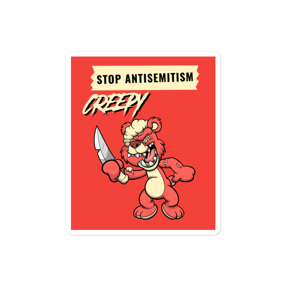 Horror Movie | Antisemitism | Kiss Cut Sticker Jouparty