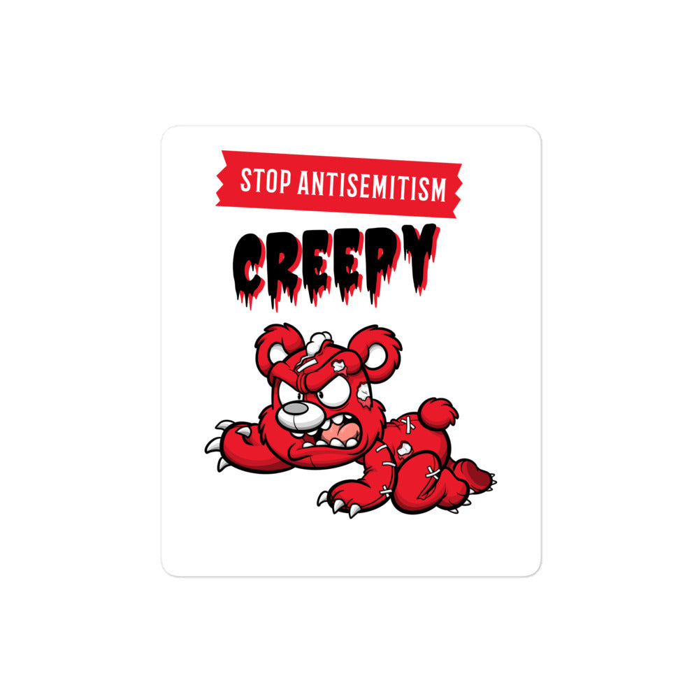 Horror Movie | Antisemitism | Kiss Cut Sticker Jouparty
