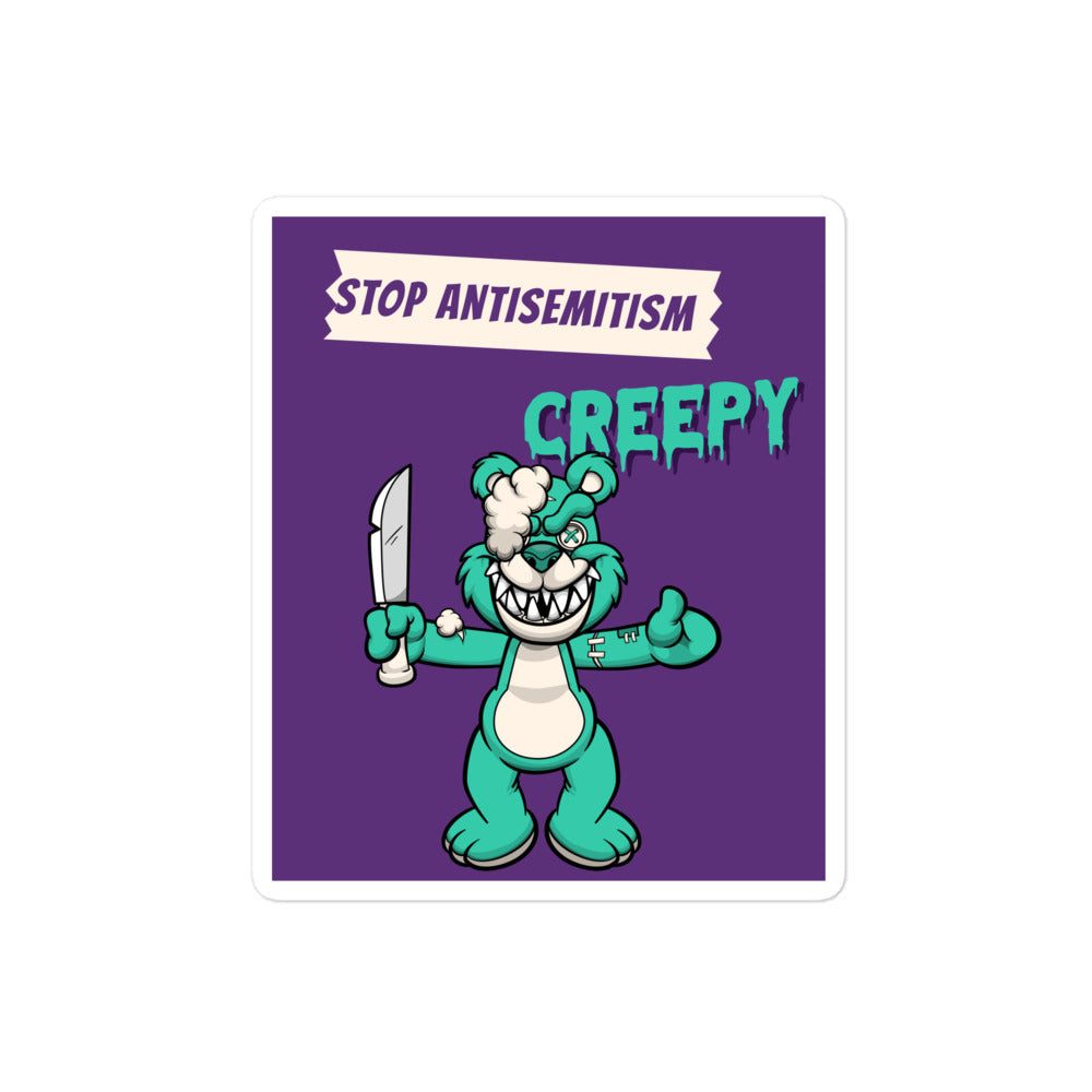 Horror Movie | Antisemitism | Kiss Cut Sticker Jouparty