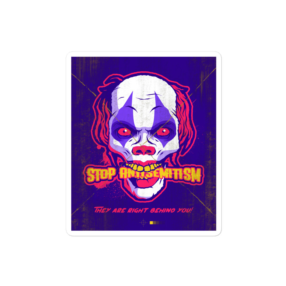 Horror Movie | Antisemitism | Kiss Cut Sticker Jouparty