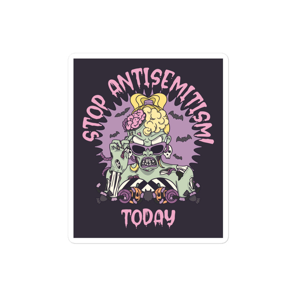 Horror Movie | Antisemitism | Kiss Cut Sticker Jouparty