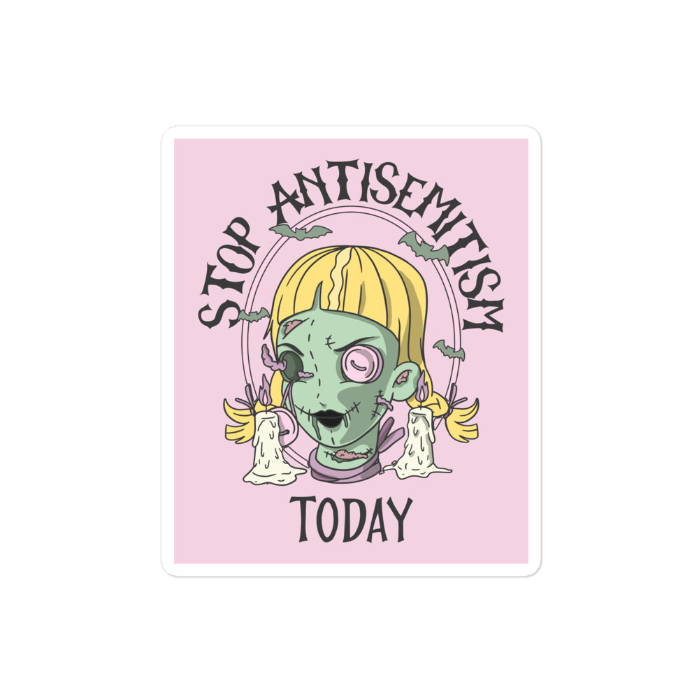Horror Movie | Antisemitism | Kiss Cut Sticker Jouparty