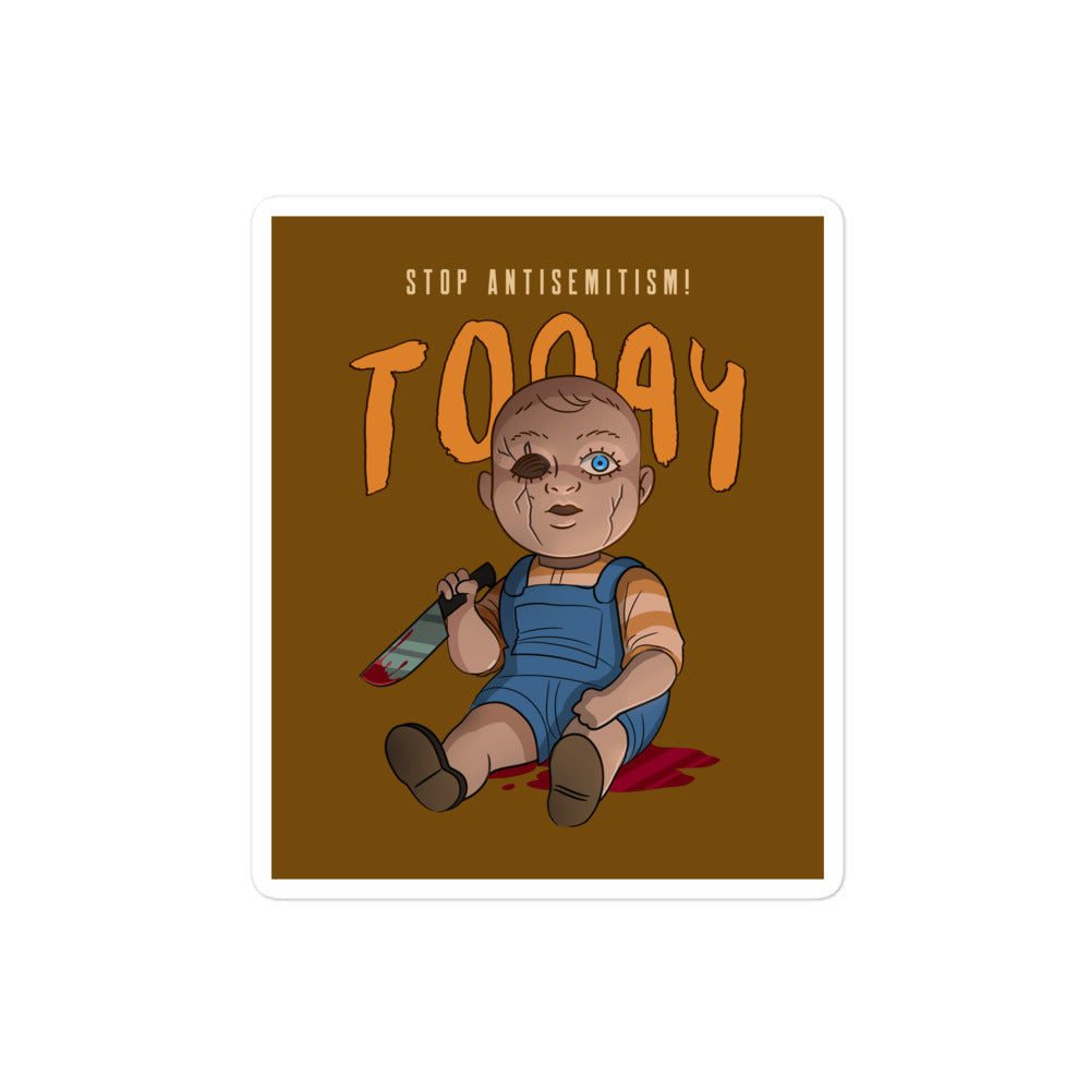 Horror Movie | Antisemitism | Kiss Cut Sticker