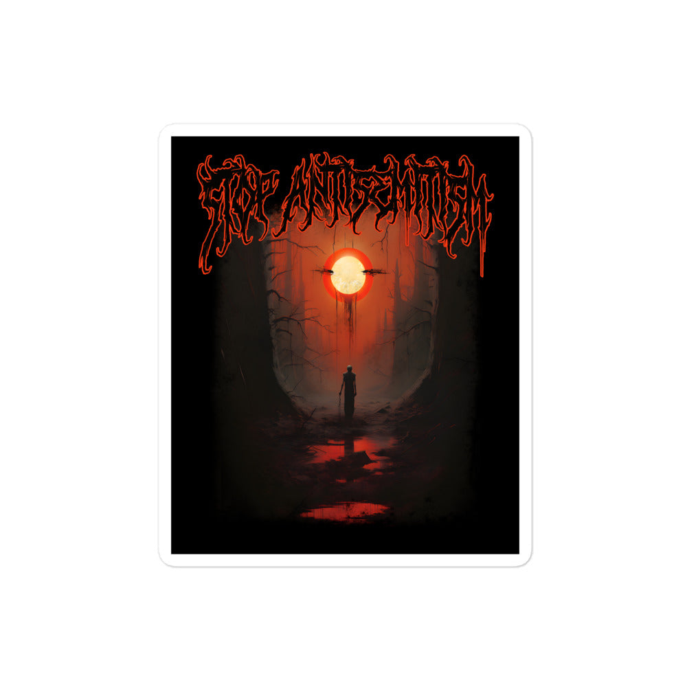 Horror Movie | Antisemitism | Kiss Cut Sticker Jouparty