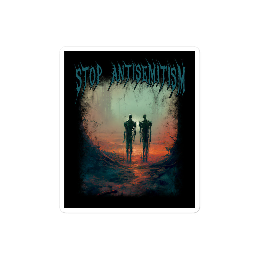 Horror Movie | Antisemitism | Kiss Cut Sticker Jouparty