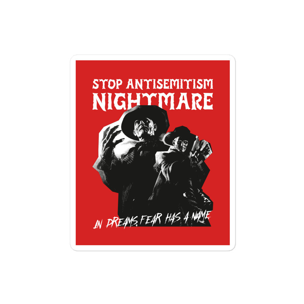 Horror Movie | Antisemitism | Kiss Cut Sticker Jouparty