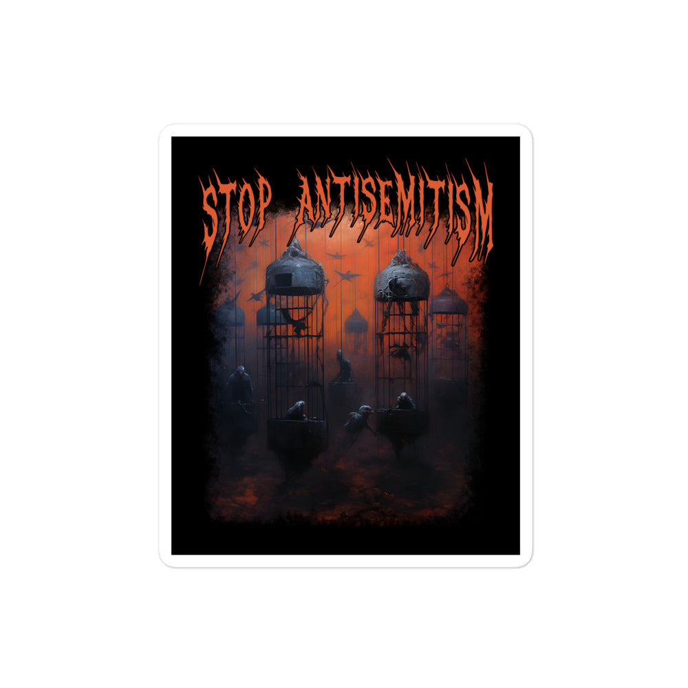 Horror Movie | Antisemitism | Kiss Cut Sticker Jouparty