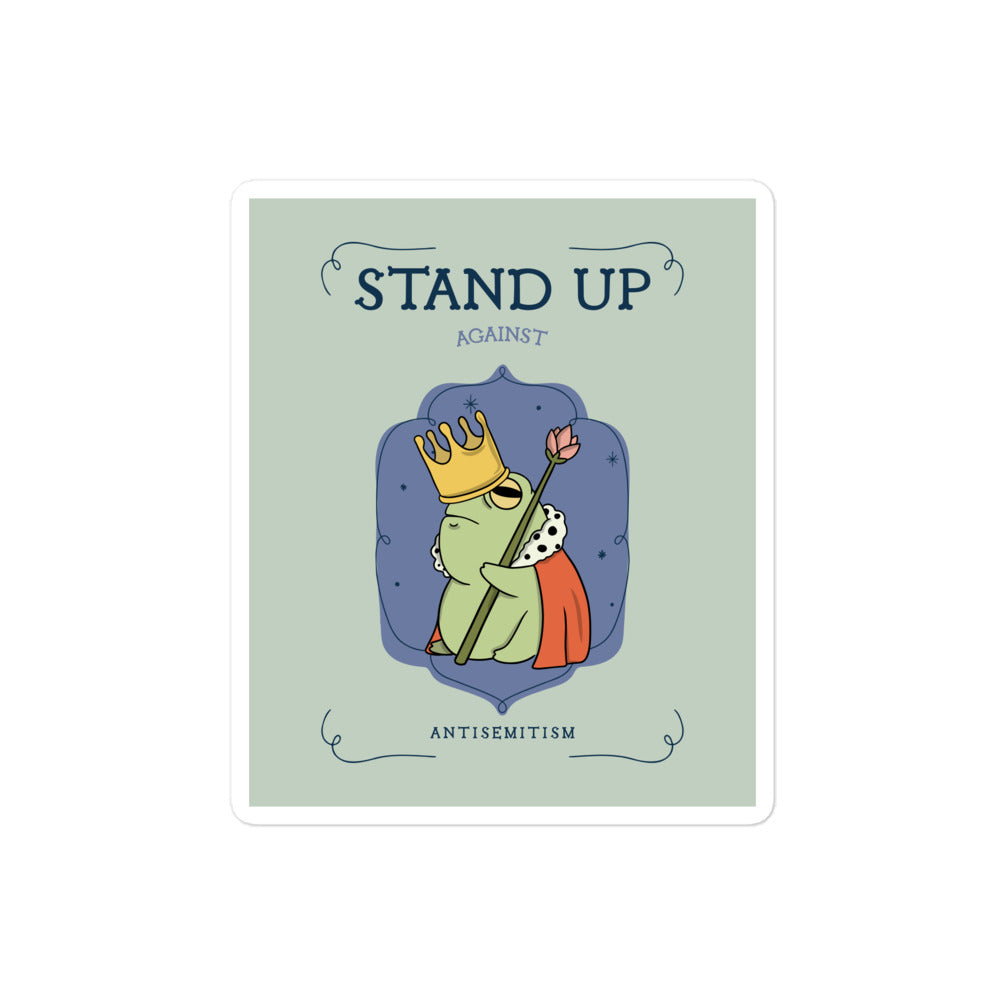 Cute Friend | Antisemitism | Kiss Cut Sticker Jouparty