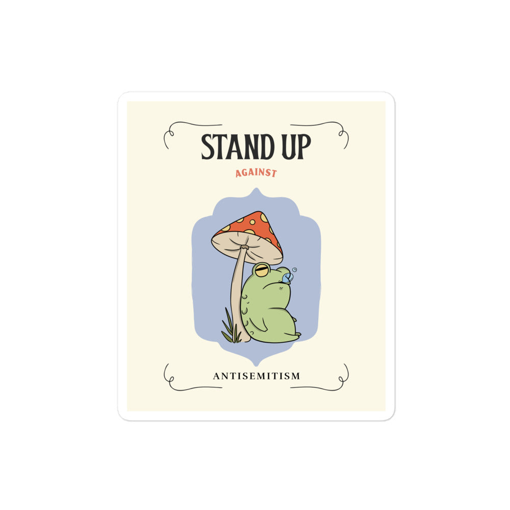 Cute Friend | Antisemitism | Kiss Cut Sticker Jouparty