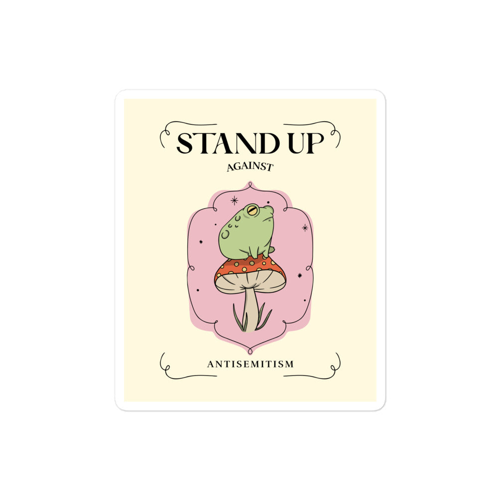 Cute Friend | Antisemitism | Kiss Cut Sticker Jouparty