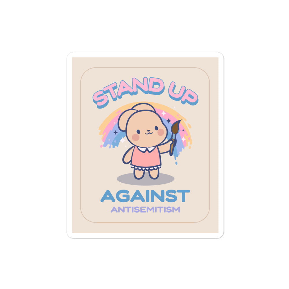 Cute Friend | Antisemitism | Kiss Cut Sticker Jouparty