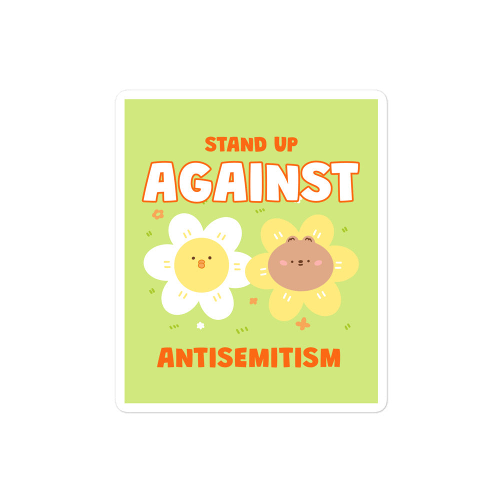 Cute Friend | Antisemitism | Kiss Cut Sticker Jouparty