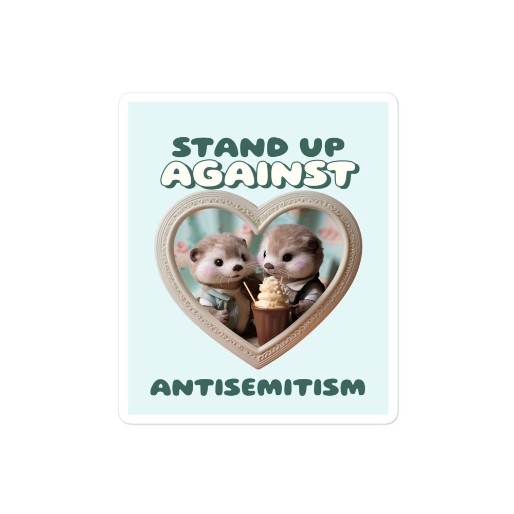 Cute Friend | Antisemitism | Kiss Cut Sticker Jouparty