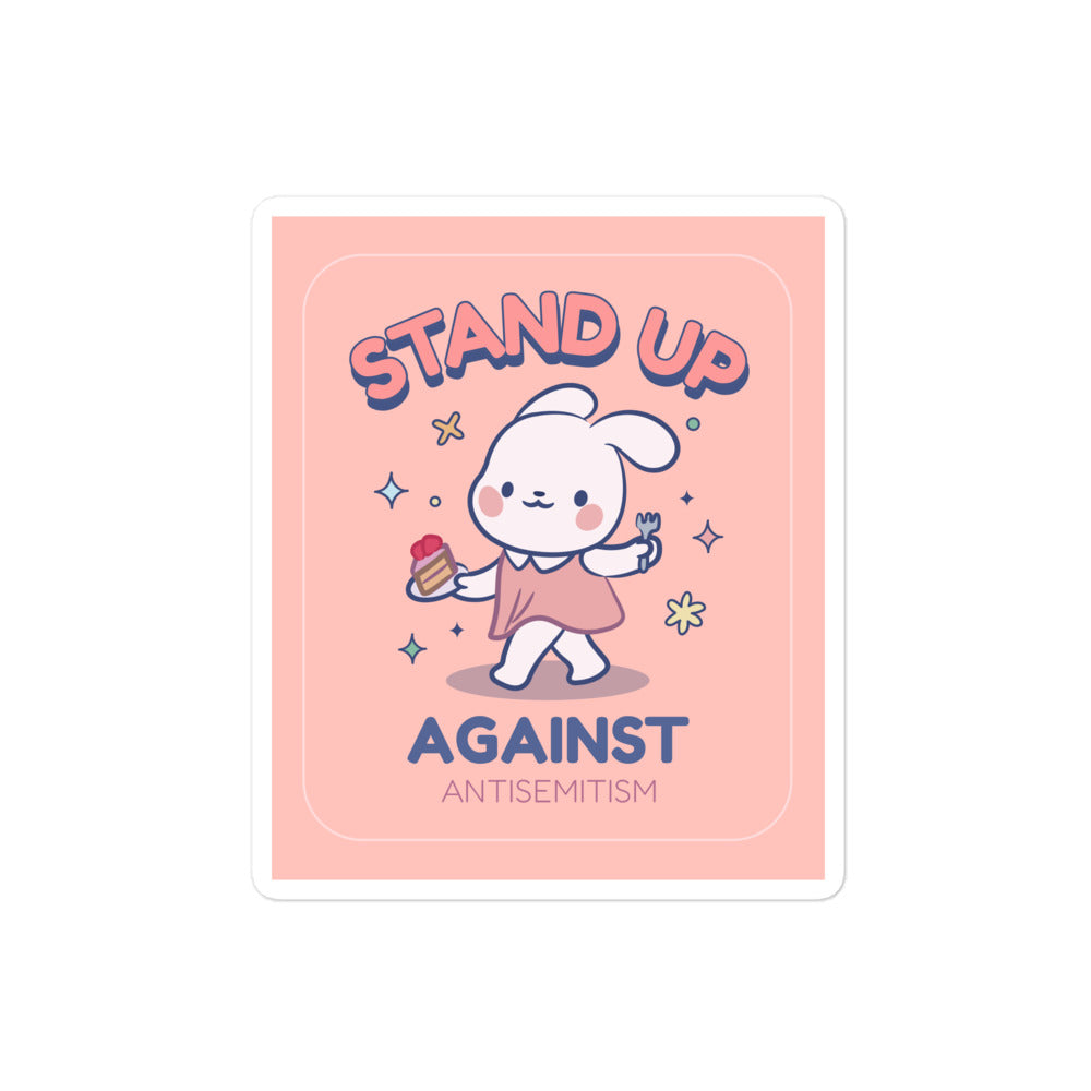 Cute Friend | Antisemitism | Kiss Cut Sticker Jouparty