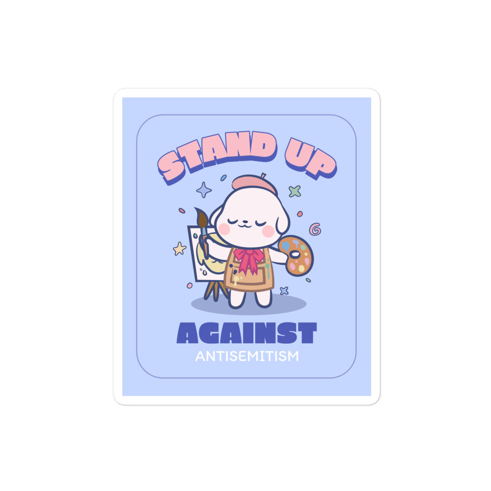 Cute Friend | Antisemitism | Kiss Cut Sticker Jouparty
