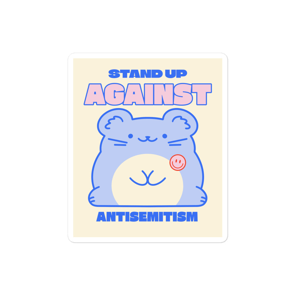 Cute Friend | Antisemitism | Kiss Cut Sticker Jouparty