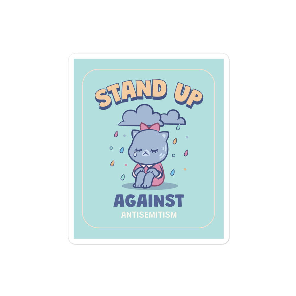 Cute Friend | Antisemitism | Kiss Cut Sticker Jouparty
