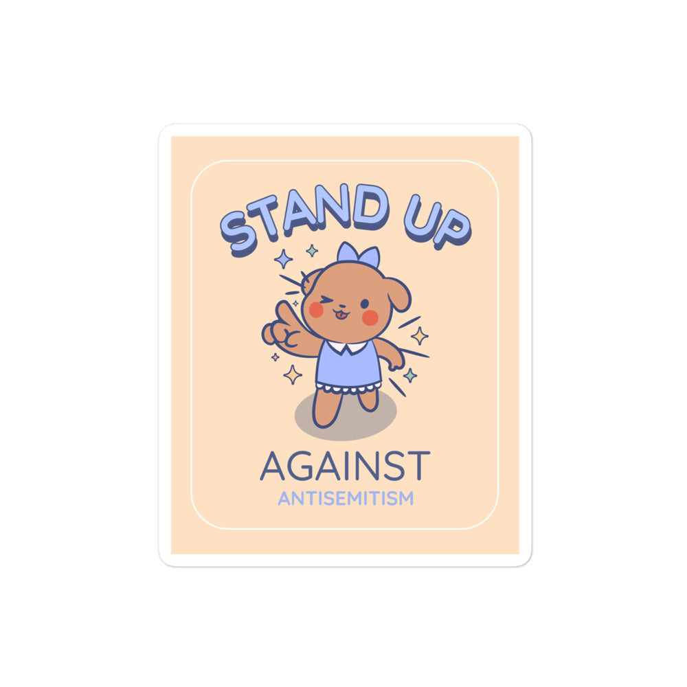 Cute Friend | Antisemitism | Kiss Cut Sticker Jouparty