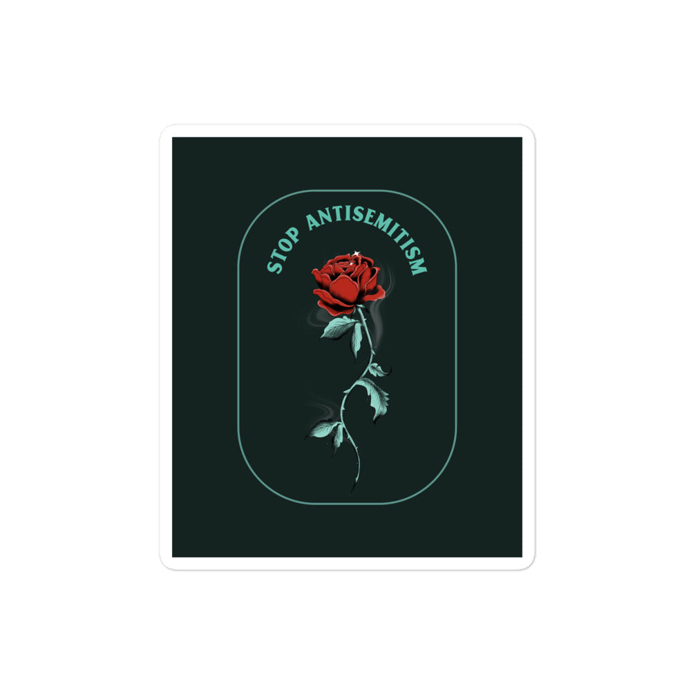 Stop Antisemitism | Plants & Flowers Edition | Kiss Cut Sticker Jouparty