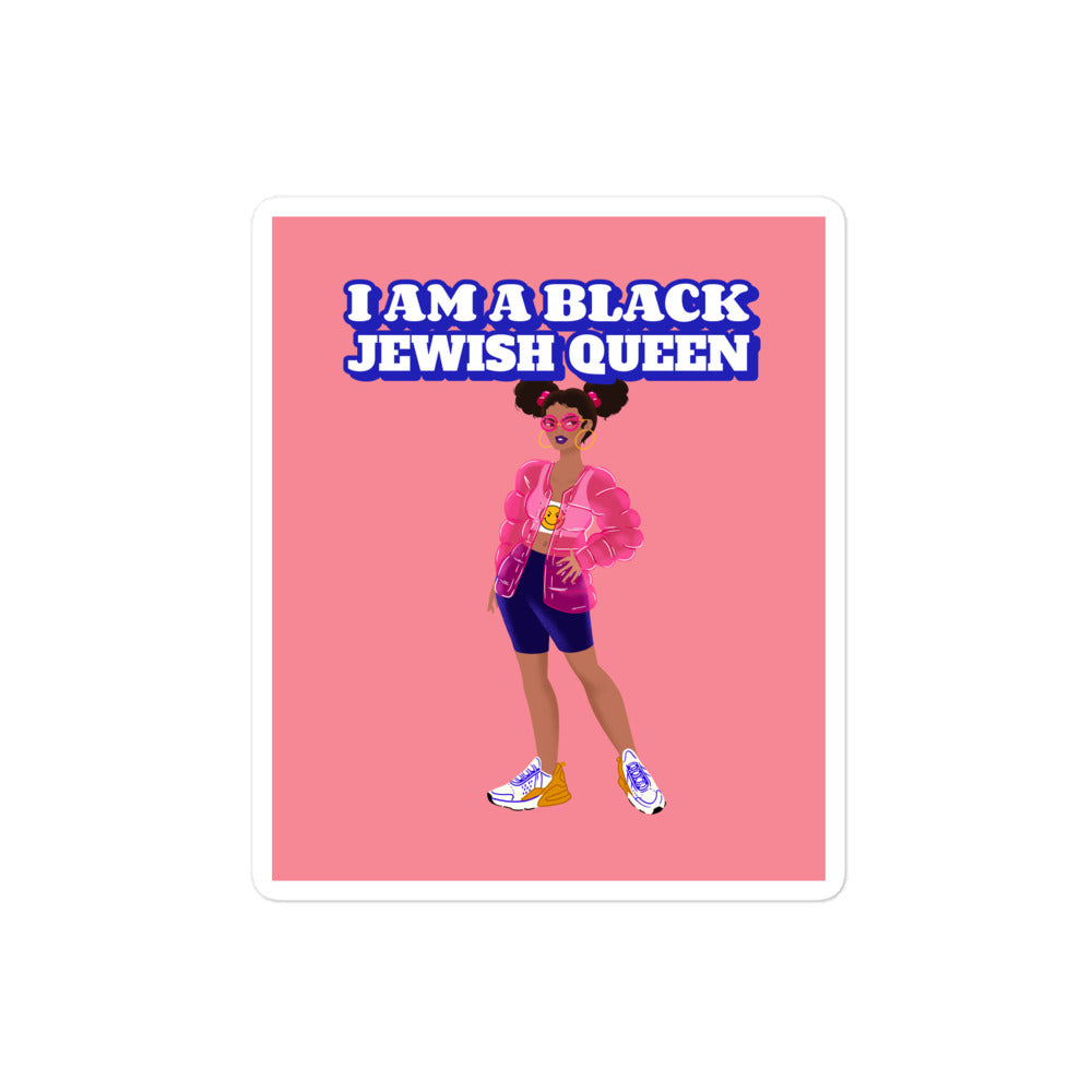 Black & Jewish Love | Kiss Cut Sticker