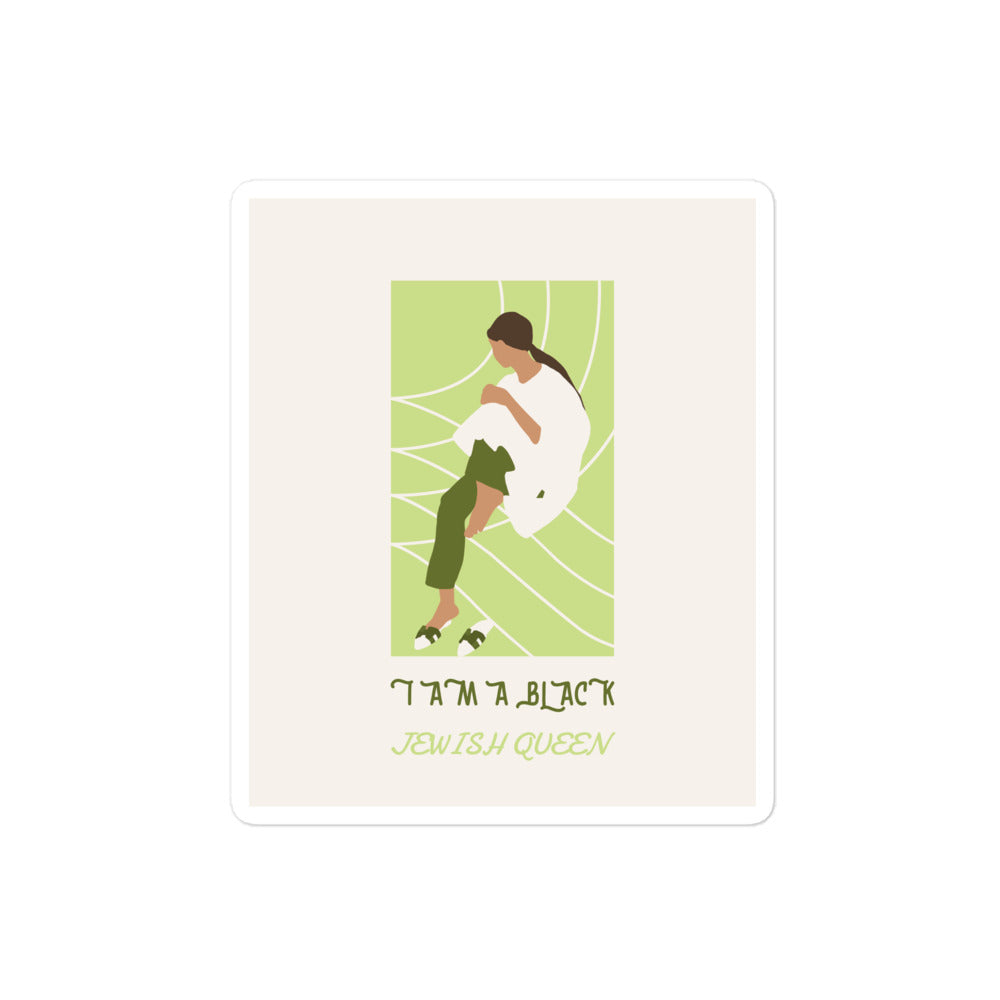 Black & Jewish Love | Kiss Cut Sticker